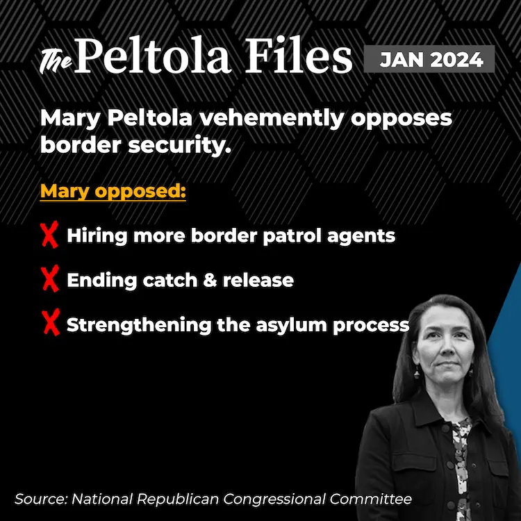 Peltola Vehemently Opposes Border Security